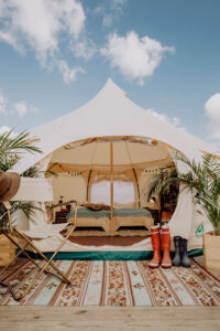 Camp Spaden: Unterkunft Tipi Suite für 2 Personen